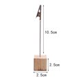 thumbnail image 2 of 10 Pcs/ensemble Porte-Cartes en Bois Clips de Table Cadeaux de Mariage Porte-Cartes de Table Photo Mémo Numéro Nom Clips Base Xingzhi, 2 of 8