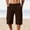 Brown, variant on FRSASU Men's Athletic Shorts Running Capri pants Quick Dry Workout Lightweight Gym Basketball Pants with Zipper Pockets Black
