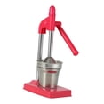 thumbnail image 2 of Hand Press Juicer Machine Manual Orange Juicer Professional Metal Juicer Press Red, 2 of 9