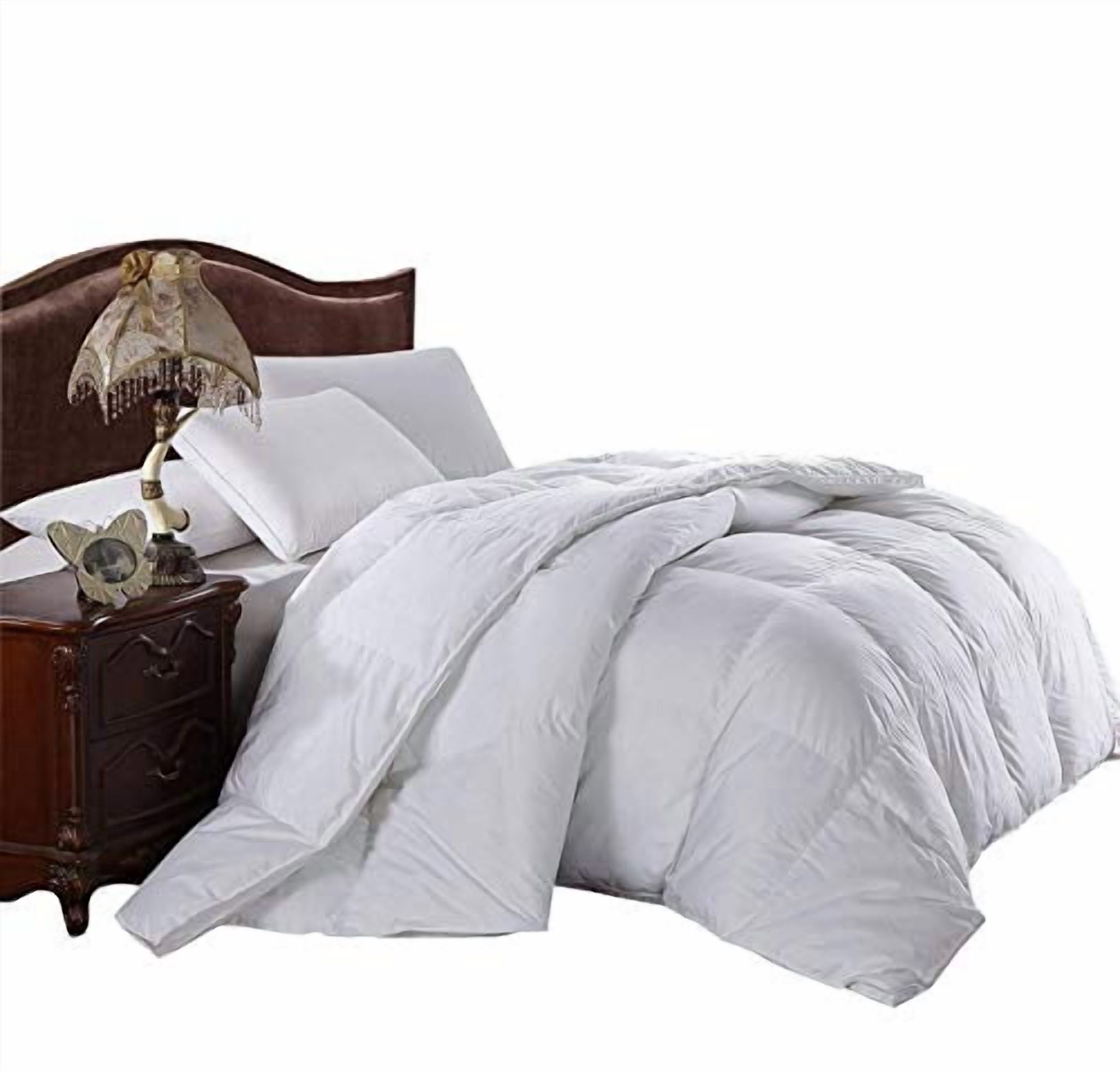 Royal Hotel Bedding Super Cozy - Soft and Fluffy Goose Down Alternative Comforter - Fits Pillow Top Beds - Full/Queen 90" x 90" 100-Percent Cotton Shell - Medium Warmth
