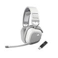 thumbnail image 1 of CORSAIR HS80 MAX Casque de Jeu Sans Fil Multiplateforme avec Bluetooth - Dolby Atmos - Microphone de Qualité Diffusion - Compatible iCUE - PC, Mac, PS5, PS4, Mobile - Blanc, 1 of 9