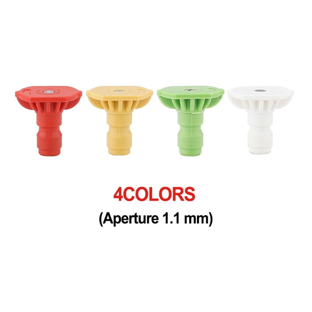 Bgsha 4PCS 1/4inch Nettoyeur Haute Pression Buses de Pulvérisation Kit de Connexion Rapide Ensemble
