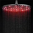 thumbnail image 1 of ALFI brand LED16R - BN Pomme de Douche Pluie LED Ronde Multicolore de 16 Po, Nickel Brossé, 1 of 4
