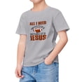 thumbnail image 2 of Boys Girls Summer Tops Tees Short Sleeve Rugby Football Letter Prints T Shirt Fans Gift Daily Spring Shirts For Kid 10-11T, 2 of 4