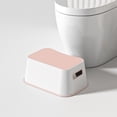 thumbnail image 2 of Mainstays Kids Pink/White Step Stool, 77 lbs Weight Capacity, 2 of 5