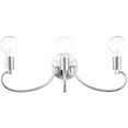 thumbnail image 2 of Livex Lighting 16583-05 Coiffeuse de Bain à 3 Lumières en Chrome Poli, 2 of 4