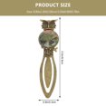 thumbnail image 2 of Zinc Alloy Owl Book Mark Metal Book Mark Page Marker Zinc Alloy Craft for Student, 2 of 8