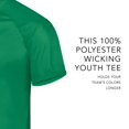 thumbnail image 3 of Augusta sportswear Boy's Attain Wicking Two Button Baseball Jersey, 3 of 6