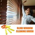 thumbnail image 2 of Window Cleaning Brush for Mini Blinds and Vertical Blinds – 7-Slat Handheld Duster with Washable Cotton Bristles and Ergonomic ABS Handle, 2 of 9