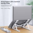 thumbnail image 2 of Amdohai Support pour Ordinateur Portable Ultra Mince, Support de Bloc-Notes, Hauteur Réglable à 10 Niveaux, Supports Pliables pour Ordinateur, Support de Bureau/dock pour Ordinateur Portable, Tablette, PC, 2 of 7