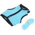 thumbnail image 2 of Small Pet Leash Vest, No Pull Fully Adjustable Vest Harnesses Breathable  For Outdoor For Mini Pets S Light Blue, 2 of 8
