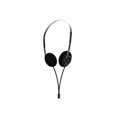 thumbnail image 2 of Koss KPH40 Utility On-Ear Headphones Detachable Interchangeable Cord System Retro Style Ultra Lightweight Design (Stealth Black), 2 of 5