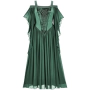 FcBaudy Court Dress,Womens Dresses,Summer Dresses for Women Women's Medieval Costume Retro Renaissance Women's Dress Court Dress