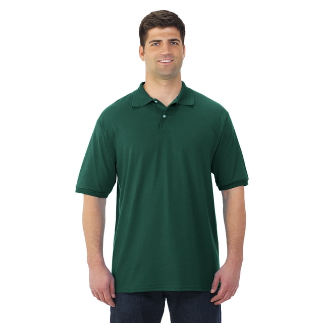Jerzees T-Shirt de Sport en Jersey à Manches Courtes pour Homme SpotShield, TG, Vert Forêt