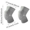 thumbnail image 2 of Volleyball Knee Pads Soft Breathable Polyester Material High Density Sponge Foam Adjustable Straps M L XL XXL Sizes for Adult Knees Protection Basketball Football Yoga Running Cycling, 2 of 3