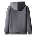 thumbnail image 4 of LOVZFMLL Winter Jackets for Women Fashionable Printed Fleece Hooded Sweatshirt Jacket, 4 of 4