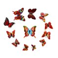 thumbnail image 2 of EGNMCR Wall Stickers, Cute Stickers 12pcs Decal Wall Stickers Home Decorations Double Layer Colorful wall sticker, 2 of 2