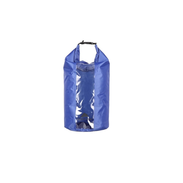 Ozark Trail Sac Étanche 15 L Bleu avec Panneau avant Transparent, Fermeture à Roulement, Boucle à Dégagement Rapide et construction Scellée pour une protection Étanche, Convient au Kayak, au Bateau, au camping Ou à la Randonnée pour Garder les Objets de Valeur au Sec.