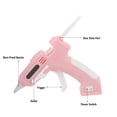 thumbnail image 4 of Cordless Hot Melt Glue Gun, Fast Preheating Mini Hot Glue Gun Kit with 10 Hot Glue Sticks, Portable Glue Gun and Sticks Set for DIY, Craft, Repairs, School Craft Project, 4 of 7