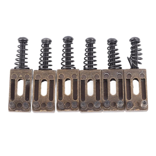 Electric Guitar Tremolo Bridge Roller Saddles,6Pcs Electric Guitar Tremolo Electric Guitar Tremolo Bridge Saddles Electric Guitar Roller Bridge Saddles Highly Recommended