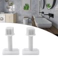 thumbnail image 2 of 2 x Charnières Blanches pour Siège de Toilette Ensemble Complet Boulons Vis Kit de Réparation Salle de Bain Outils, 2 of 4