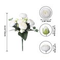 thumbnail image 4 of Youkk 2pcs Easy To Clean – Realistic Appearance – Artificial Flowers For Wedding white 1Set, 4 of 6