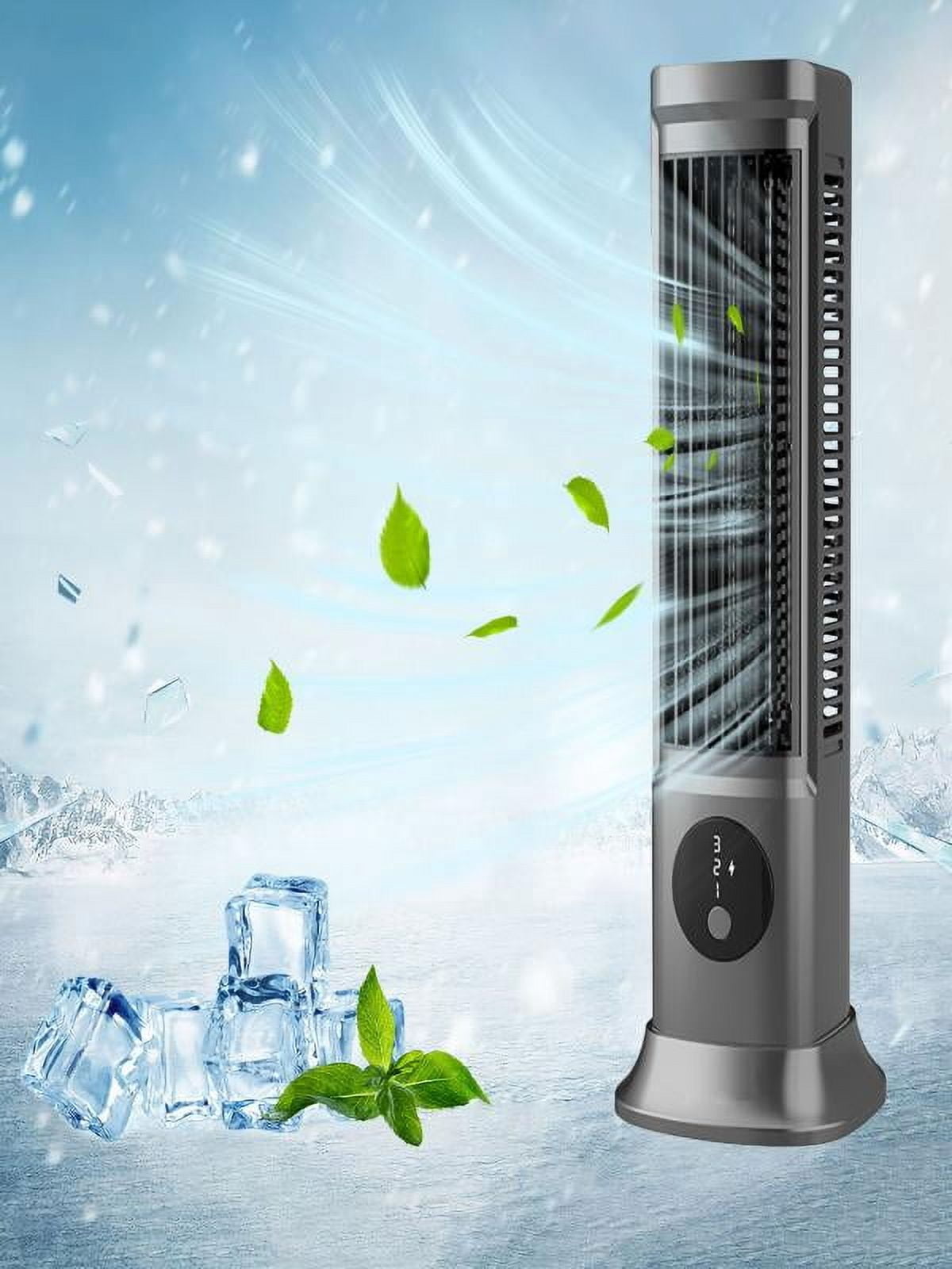 Leadmall 1000 BTU 500 sq ft Portable Air Conditioner, Gray