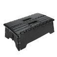 thumbnail image 3 of Folding Step Stool, Portable Step Ladder with Non Slip Grips, Large Platform, 300 Lb Loading Capacity, Made of Plastic, for Elderly, Pregnant, Bathroom Travel Use, 3 of 7