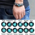 thumbnail image 1 of AMERTEER 12 Constellation Hand Woven Braided Leather Retro Zodiac Sign Charms Bracelet, 1 of 6