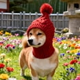 thumbnail image 3 of Fashionable Winter Knitted Hat Ear Neck Warmer For Cats Cold Weather Pet Party Accessory, 3 of 4