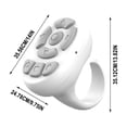 thumbnail image 3 of HOZADOIE Thumb Ring Remote Home Essentials Fingertip Wireless Bluetooth Remote Control Fingertip Wireless Bluetooth Remote Control Short Video Like Remote Control Lazy Selfie Taker Ebook Page Turner, 3 of 6