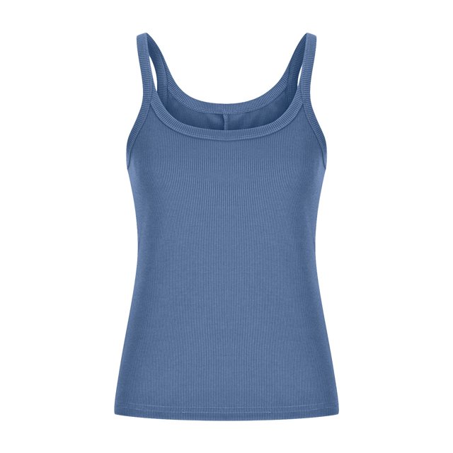 Yuyuzo Plus Size Tank Tops for Women Ribbed Knit Sleeveless Crop Tops Round Neck Slim Fitted Soft Base Layer Camis Tees