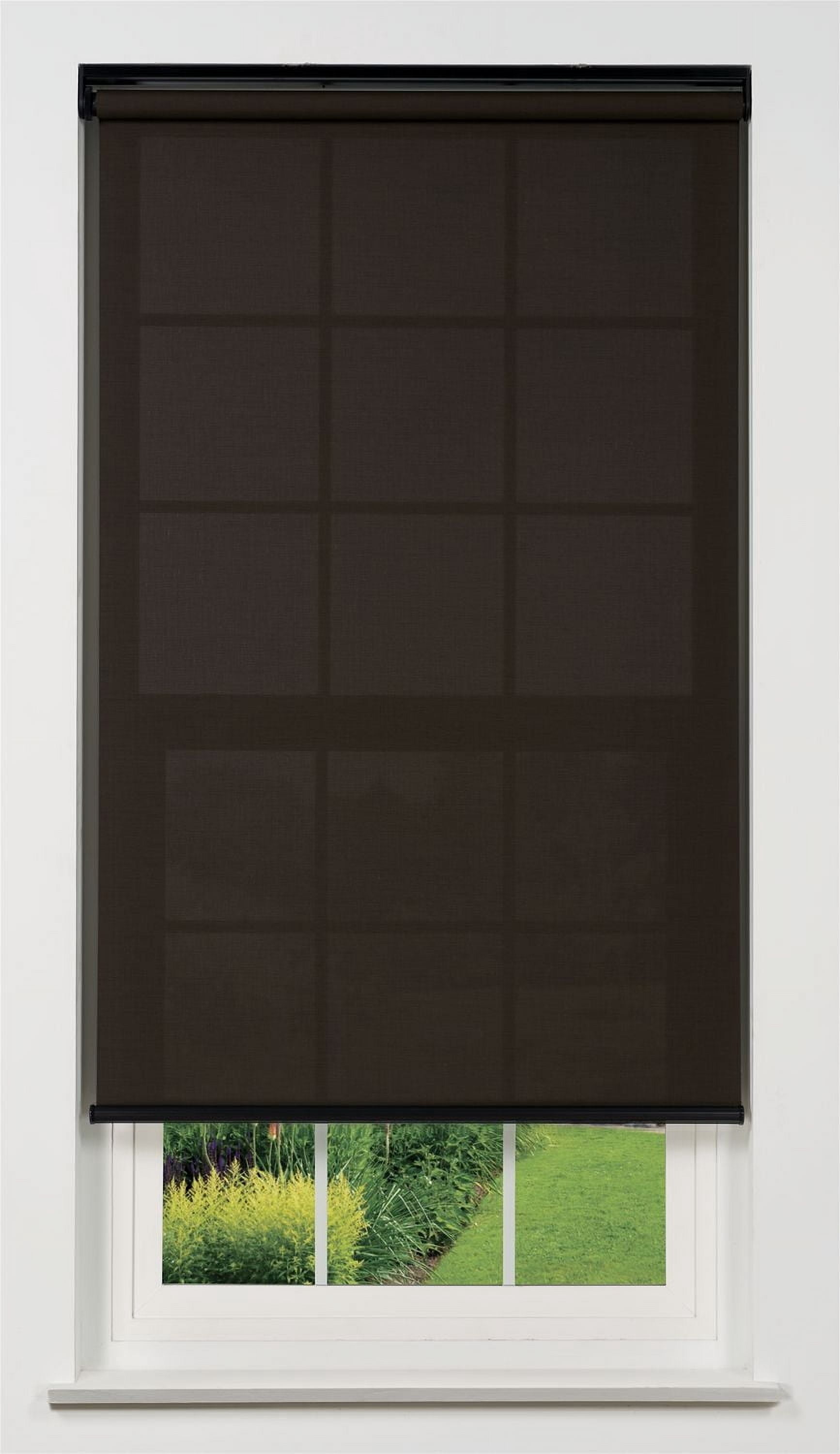 Linen Avenue Cordless Solar Screen Roller Shade - 5% Shadow