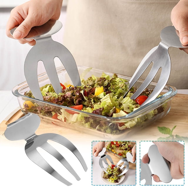 Birdeem Stainless Steel Forksstainless Steel Fruit Tool Three Finger Fork Claw Kitchen Tool Stainless Steel Material