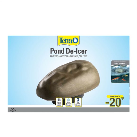 TetraPond De-Icer, solution de survie hivernale pour les poissons, répertorié UL