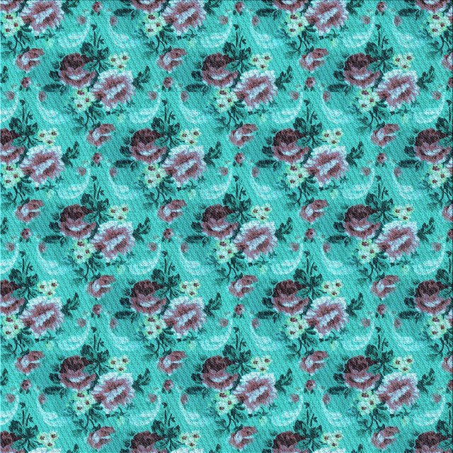 Ahgly Company Tapis d'Intérieur Lavable en Machine Carré Turquoise Bleu Vif, 6 Pieds Carré