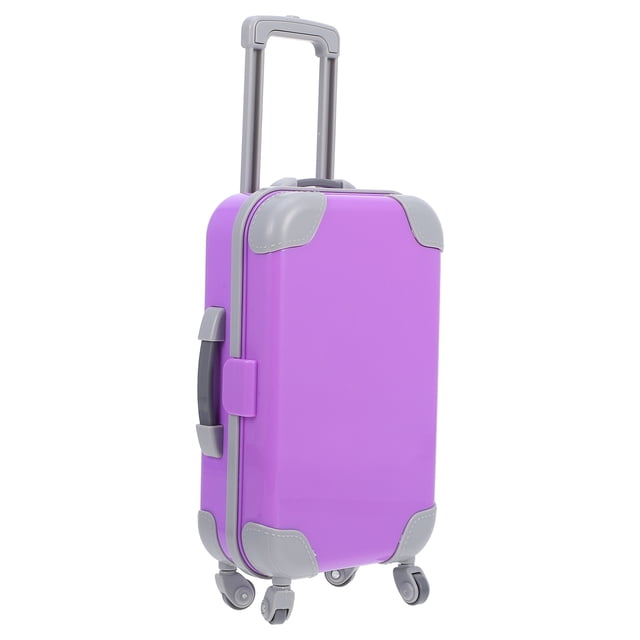 Miangastore Mini House Suitcase Doll House Travel Suitcase Mini Luggage Case Model Dollhouse Accessory