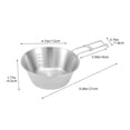 thumbnail image 3 of Poêle à Vapeur à Bord Festonné en Acier Inoxydable / Plateau de Présentation Élégant / Durable et Résistant à la Rouille / Insert Polyvalent pour Réchaud / Facile à Nettoyer, Va au Lave-Vaisselle / Paquet Simple / Buffet de Traiteur, 3 of 7