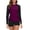Purple, variant on Pisexur Womens Two Piece Swimsuit 2024 Tankini Bathing Suits Rash Guard Long Sleeve Bathing Suit UV Block Swimsuits Boy Shorts Bottom Swim Shirt