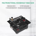 thumbnail image 3 of Carevas 100W Multi-Functional Table Saw Mini Desktop Electric Saw Cutter Speed & Angle Adjustable 16MM Cutting Depth for Wood Acrylic Cutting, 3 of 7