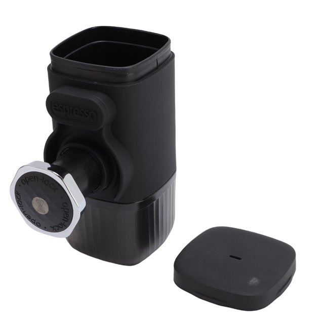 Small Travel Coffee Maker, Manually Operated Coffee Maker Handheld Coffee Machine with Ground Coffee Capsules for Travel Camping Home