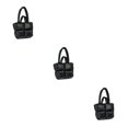 thumbnail image 1 of Baohd Larger Capacity Tote Bag With Big Opening For Easy Access Books Crossbody Bag black 3Set, 1 of 6