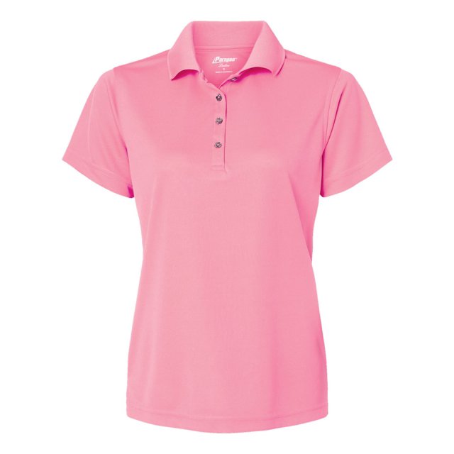 Paragon Polo en Maille Mini de Performance Saratoga pour Femmes, TP, Rose Charité
