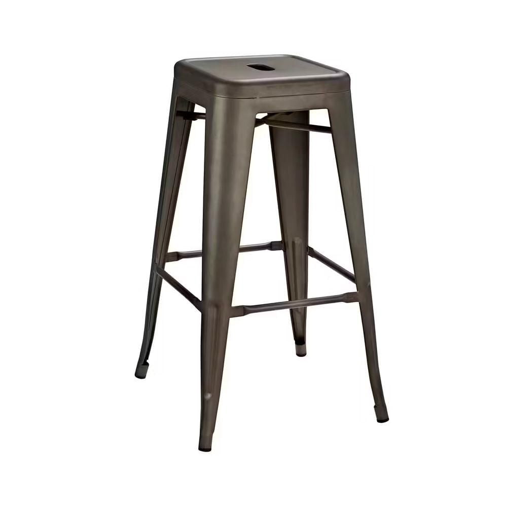 Heavenly Collection Gunmetal Tabouret de Comptoir