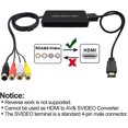 thumbnail image 2 of SVideo to HDMI Converter 3RCA AV S-Video R/L Audio Vdieo Converter Adapter Support 1080P/ 720P Compatible with WII U PS2/ PS3 STB Xbox VHS VCR Blue-Ray DVD Players, 2 of 6