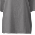 thumbnail image 5 of Birdeem T-Shirt à Manches Courtes pour Femmes, en Coton Vintage et Uni, Col Rond, Style Élégant, 5 of 5