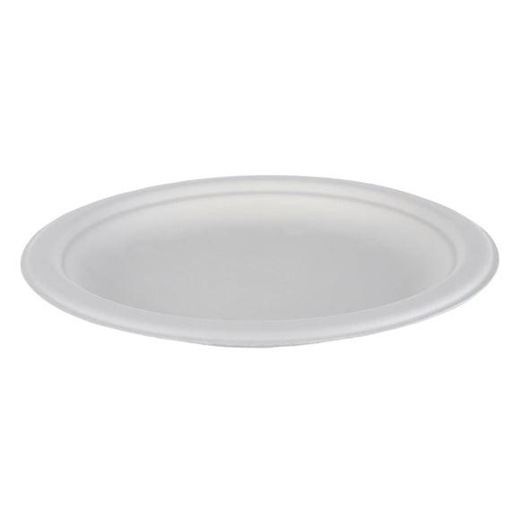 iEco Assiettes en Bagasse de 6 Po 10 Paquets de 50