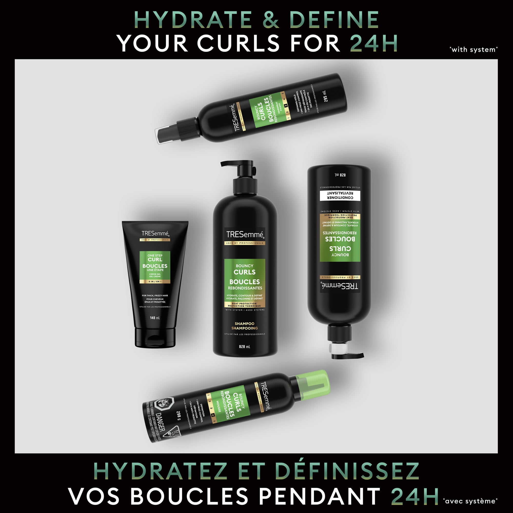TRESemmé Crème Gel 5-in-1 One Step Curl for Thick, Frizzy Hair, 148 ml