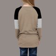 thumbnail image 4 of Posijego Girls Striped Long Sleeve Shirts Kids Round Neck Color Block Tunic Tops Spring T-Shirts Size 4-14 Years, 4 of 6