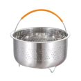 thumbnail image 2 of Insert de Vapeur Casserole Vapeur Panier en Acier Inoxydable Cuiseur à Riz Autocuiseur, 2 of 8